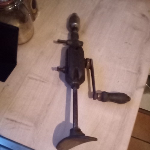 Vintage hand brace - vintage, breast