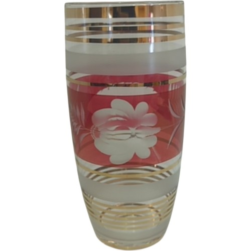 Decorative floral glass - decorative, vase