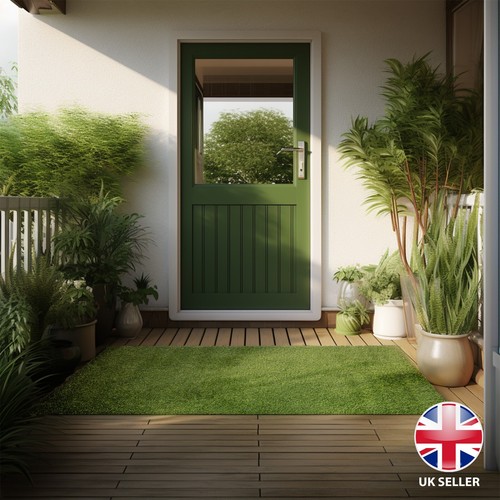 Artificial grass door mat - door,