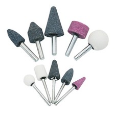 10PC MOUNTED STONE DRILL BIT