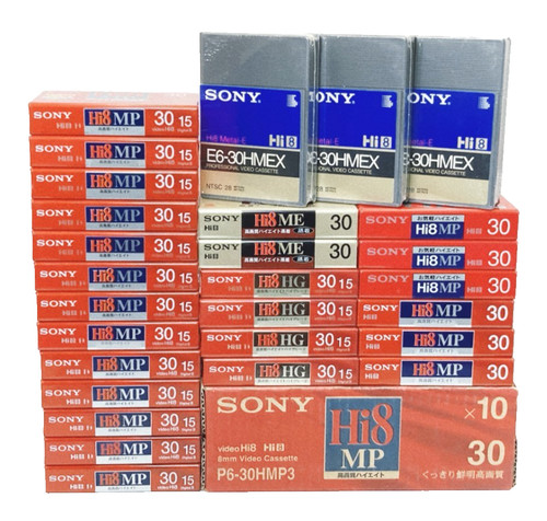 Lot sony hi8 - of, video