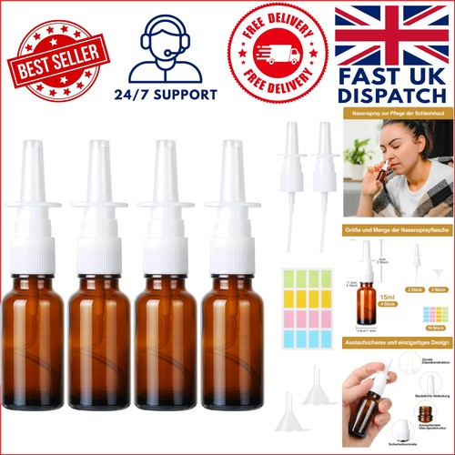 Nasal spray bottle glass - nasal,