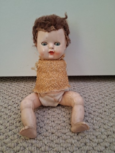 1950s vintage rosebud doll - 1950s,