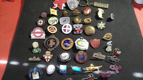 Joblot enamel badges - joblot,