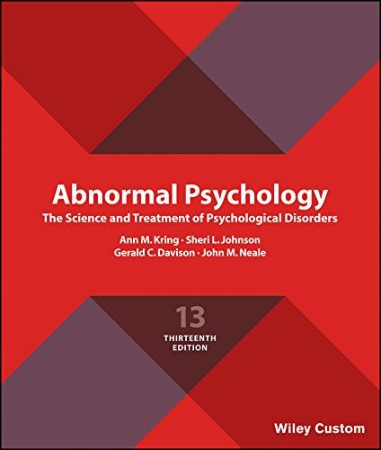 Abnormal psychology the - psychology:,