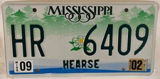 HEARSE FUNERAL COACH license