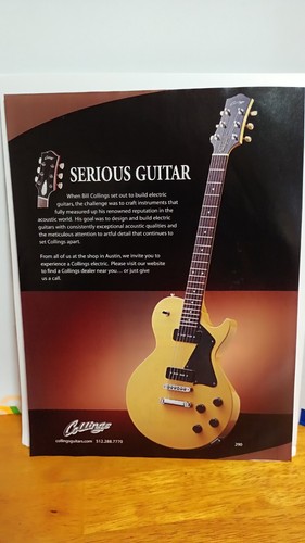 Collings guitar print x - collings,