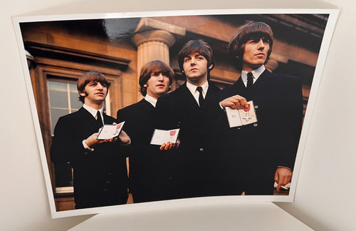 Vintage the beatles 1965 mbe - the,