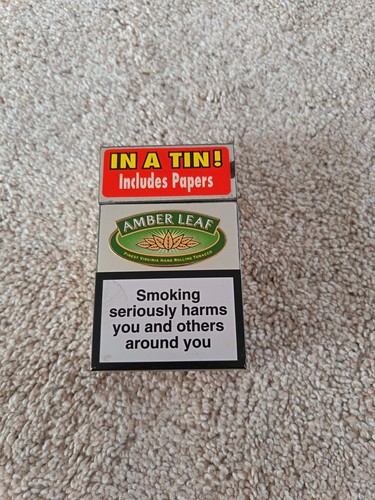 Amber leaf metal cigarette - metal,