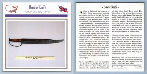 Arkansas toothpick bowie - toothpick,