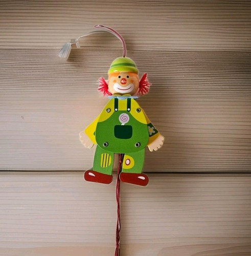 Vintage jumping jack - jumping, clown