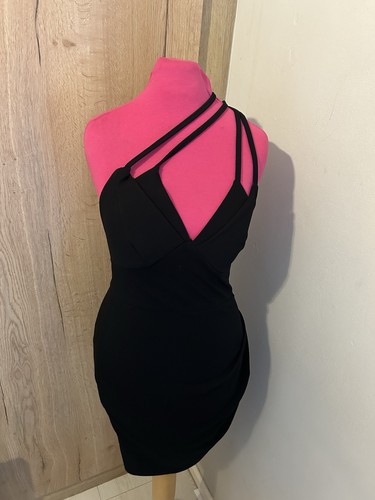 Stylish black dress with - dress,