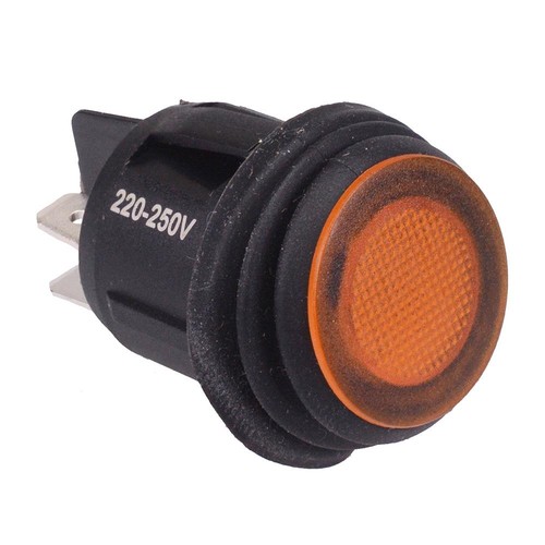 Yellow 230v illuminated - 230v,