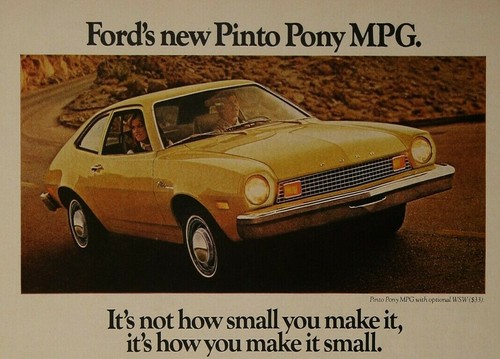 Ford pinto pony - pony, vs