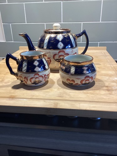 Vintage imari welsh gaudy - vintage,