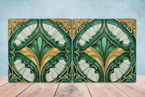 Art deco design - ceramic, tiles