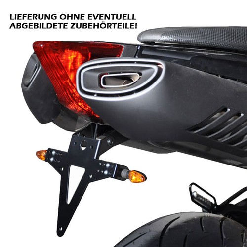 License plate holder rear