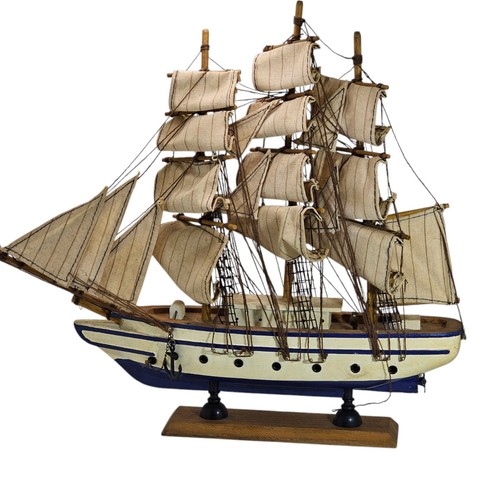 Vintage wooden ship model free - wooden,