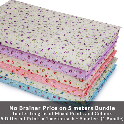 Floral fabric vintage crafts - fabric,