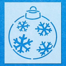 Christmas Bauble Snow Flakes