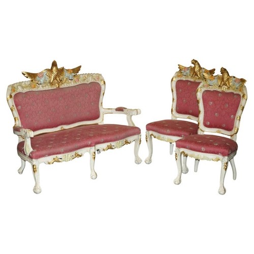 Hand carved painted vintage - carved,