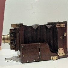 Wood Brass Camera Quarter