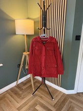 Zara red raincoat 