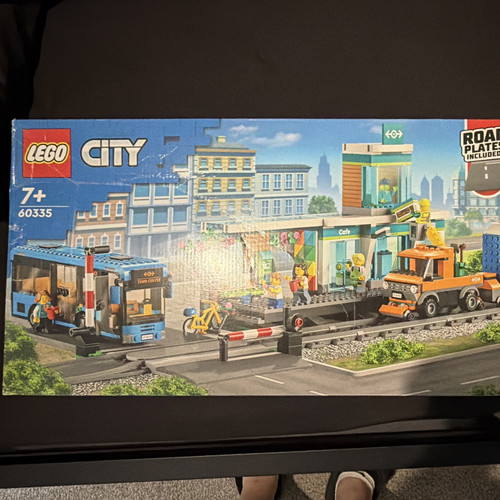 Lego city trains train station - lego,