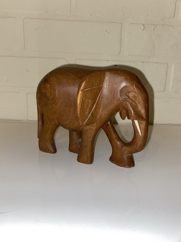 Vintage hand carved teak - hand,