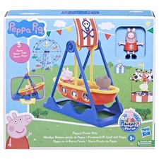 Peppa Pig Toys Peppa's Pirate Ship Ride Playset with 2 Figures, Kids Toys, NE...