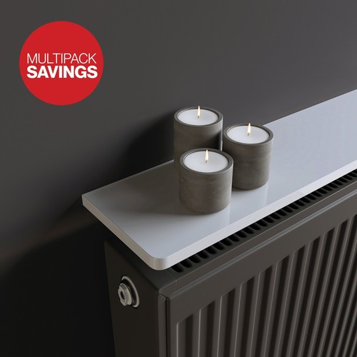 Gloss white radiator shelf - gloss,