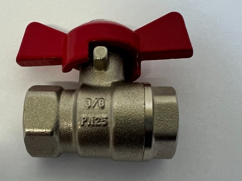 New ball valve bsp - bsp, red
