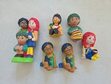 TOTS TV Ragdoll Productions Tilly Tom Tiny + Rosie 6x Vintage Rubber Figure Toys