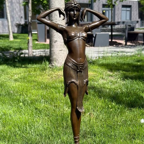 Bronze woman statue - bronze, female