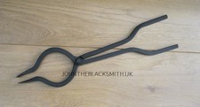Hand Forged Fire Tongs 20"/