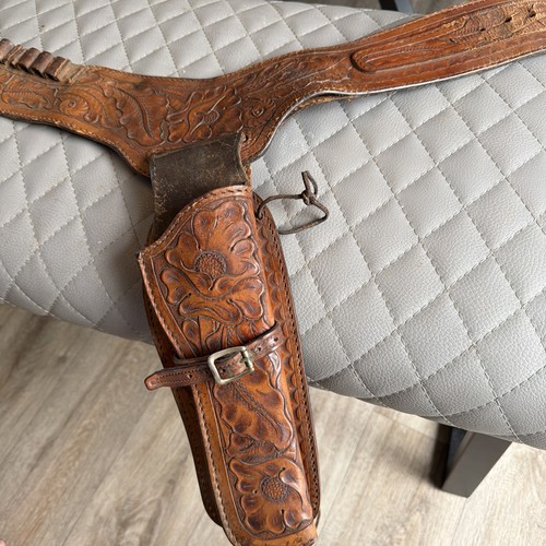 Vintage handmade thick leather - vintage,