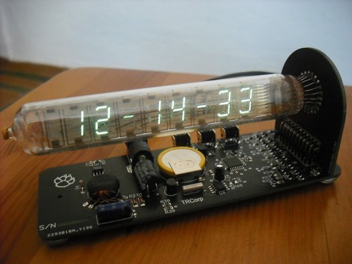 Nixie tube clock - iv-18, vfd