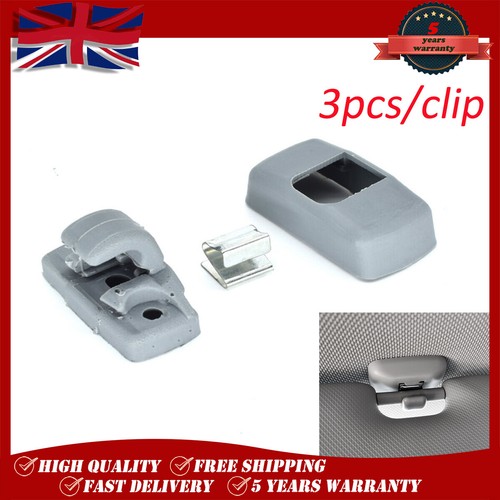 Grey sun visor - 2x, clip