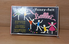 Vintage Fuzzy Felt ballet Allen Industries Made In England 1966 childrens game