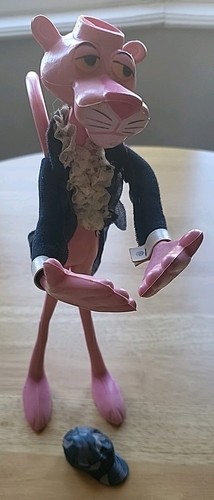 Vintage pink panther bendy - vintage,