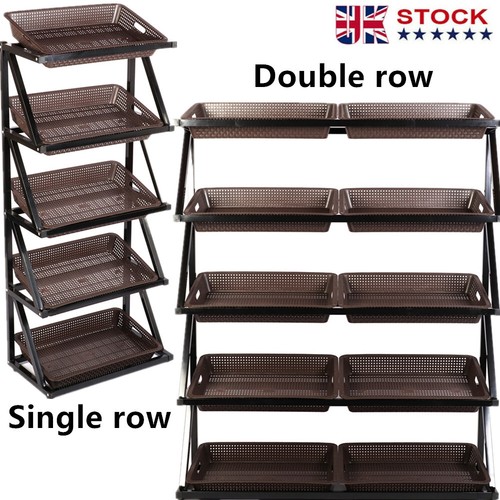 Tier metal veg fruit retail - metal, veg&fruit