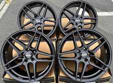 Alloy Wheels 18" Castor Hyundai Coupe Santa Fe Tuscan i30 i40 ix35 5x114 Black