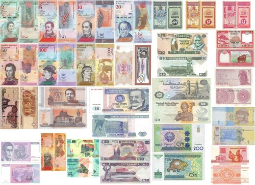 Job lot 30 banknotes - lot,