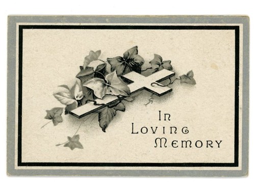 Memoriam card george - card:,