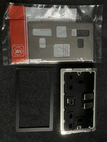 Usb double socket with - double,