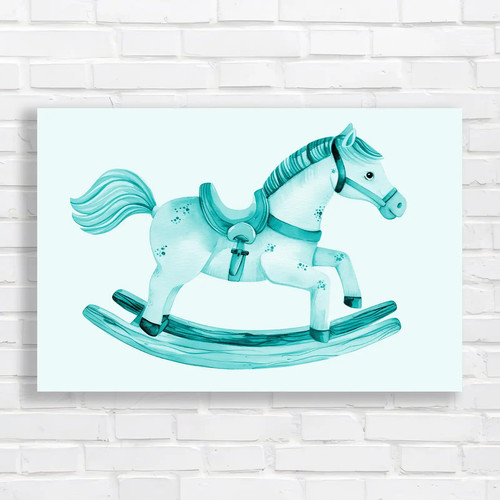 Whimsical wooden rocking horse - whimsical,