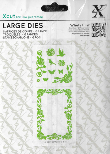 Xcut floral frame cutting die - floral,