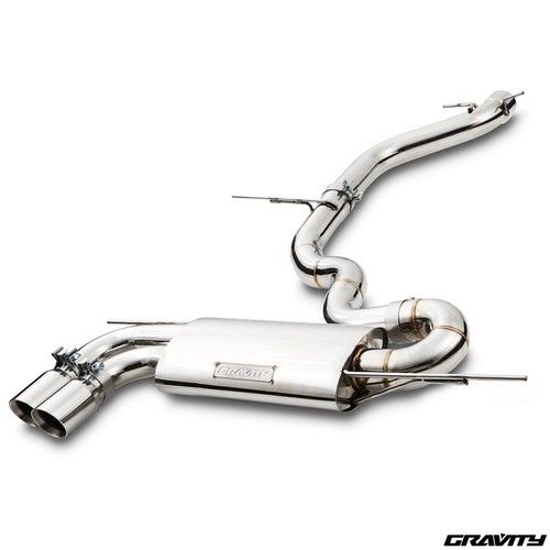 Stainless cat back - 3",