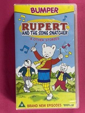 Rupert & the Song Snatcher (VHS Cassette, 2000 Abbey) PAL
