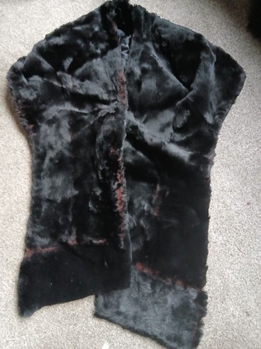 Vintage real fur stole - fur, shawl